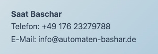 Impressum Angaben